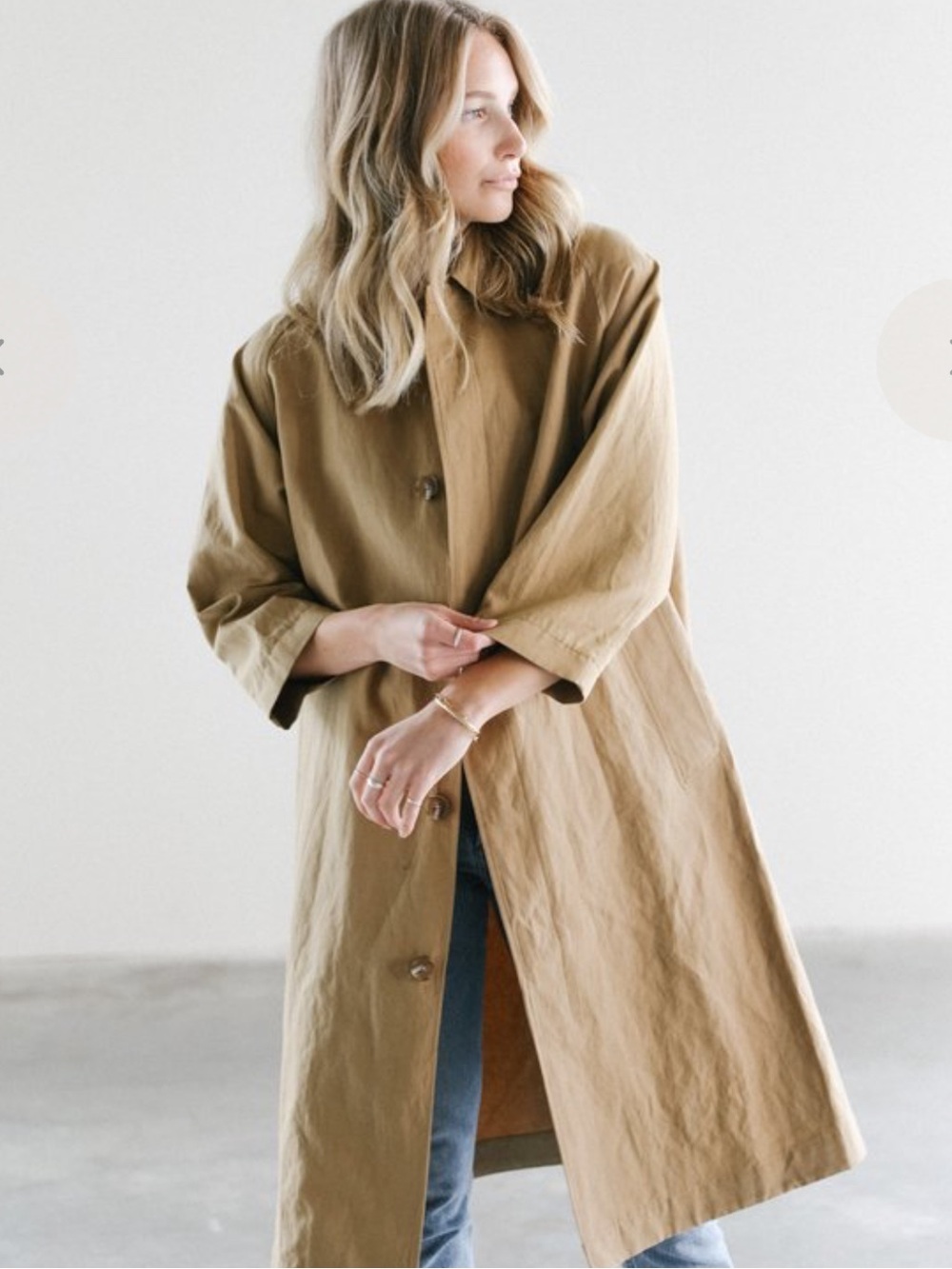 Spring Linen/Cotton Trench